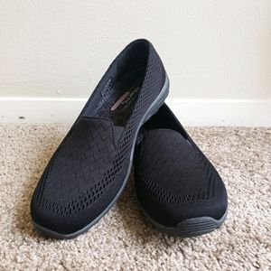 Black Skechers Relaxed Fit Air-Cooled Memory Foam